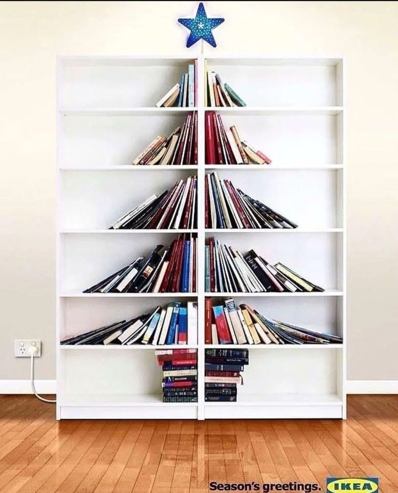 IKEA Early Christmas Bookshelf
