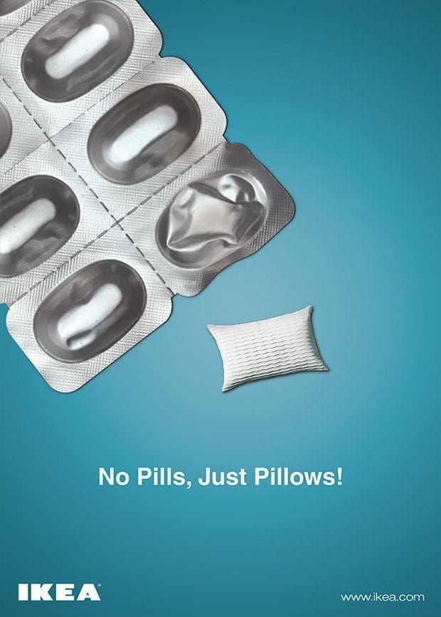 ikea no pills just pillows