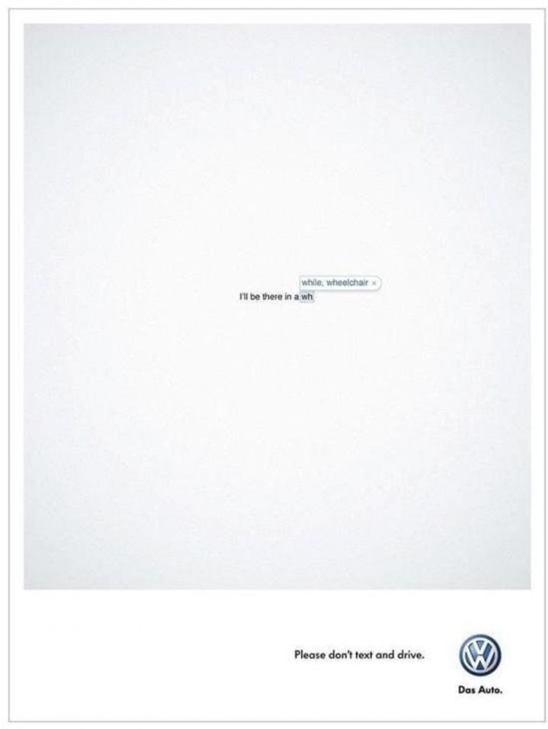 Volkswagen Don't Text and Drive